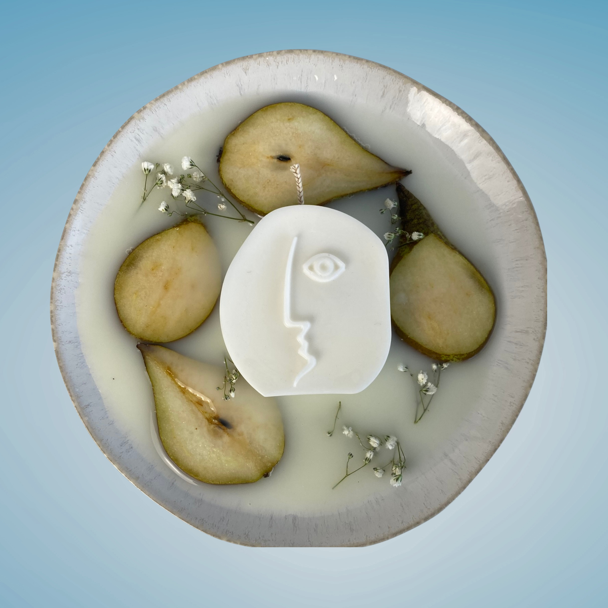A-sym Face Candle - Pear & Elderflower