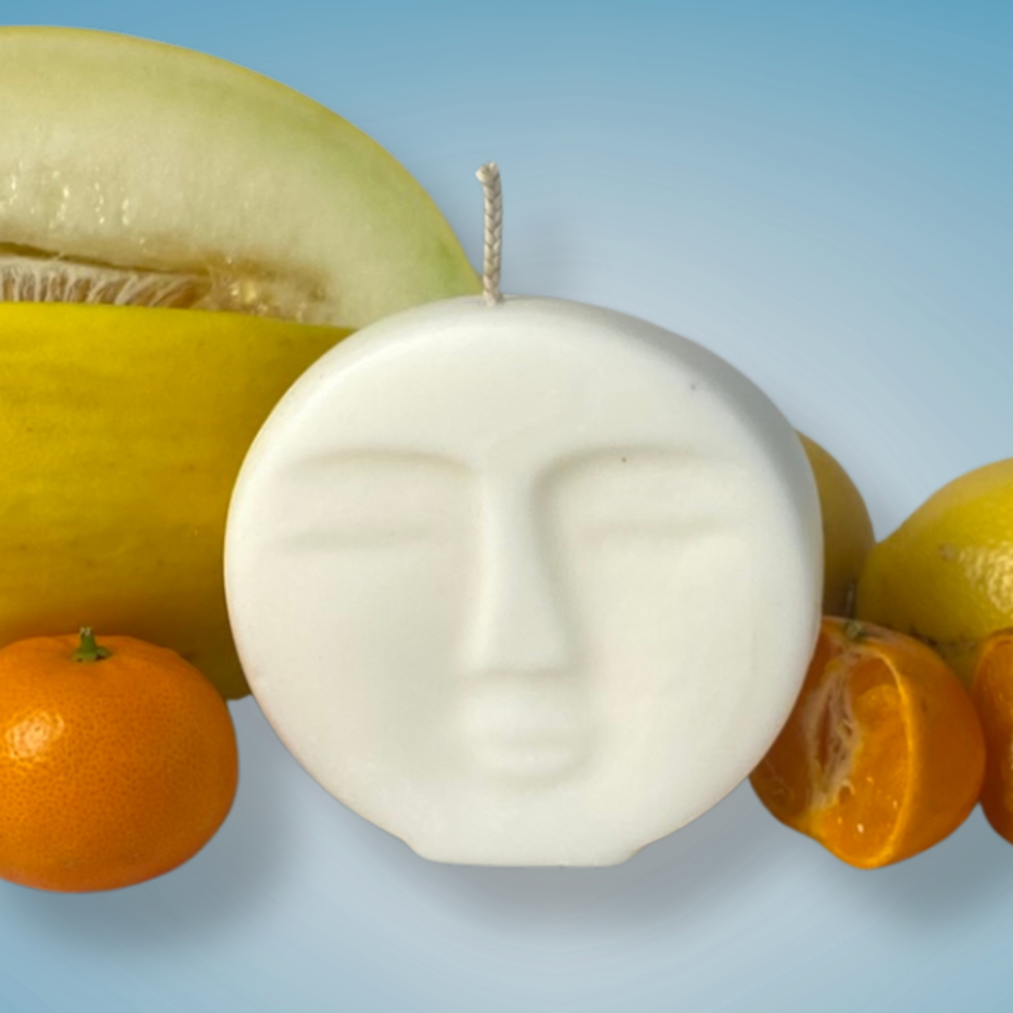 Round Face Candle - Ocean Breeze